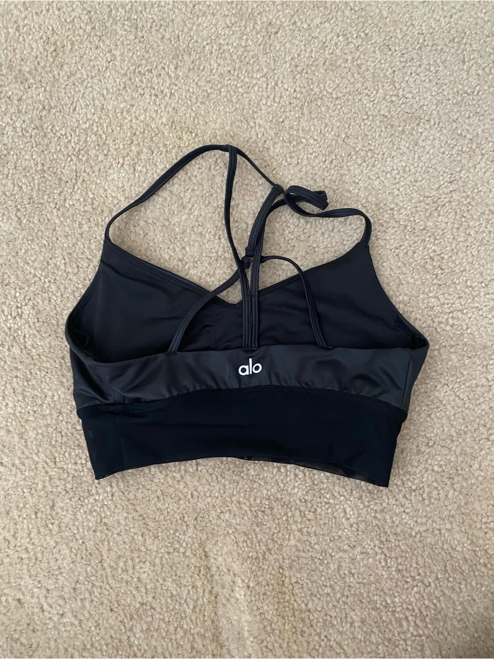 ALO Yoga Strappy Alosoft Lavish Sports Bras - Picture 9 of 10